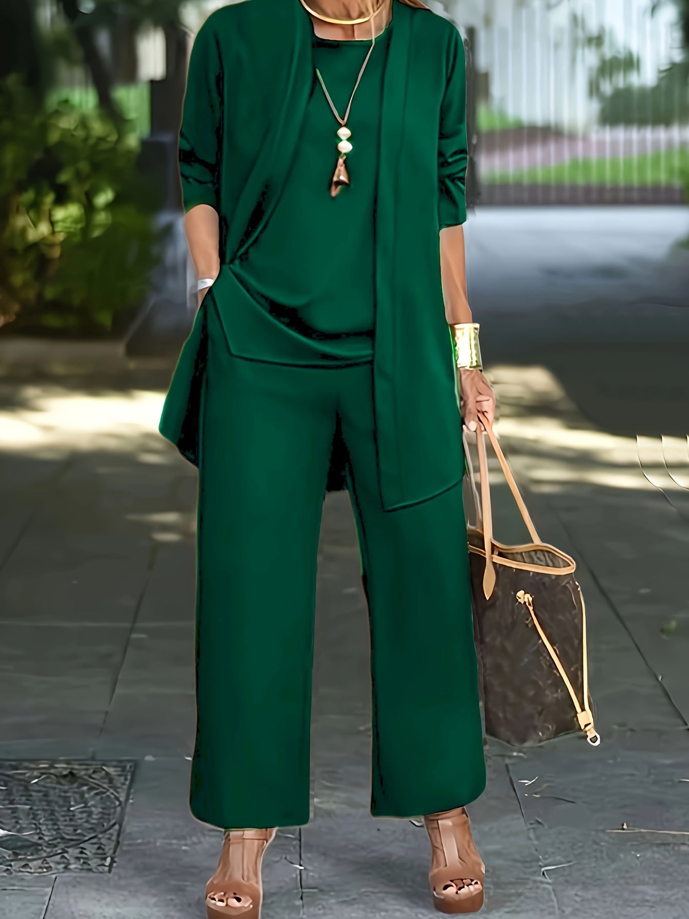 LAYLA | Stylowy Chic Trzyczęściowy Zestaw