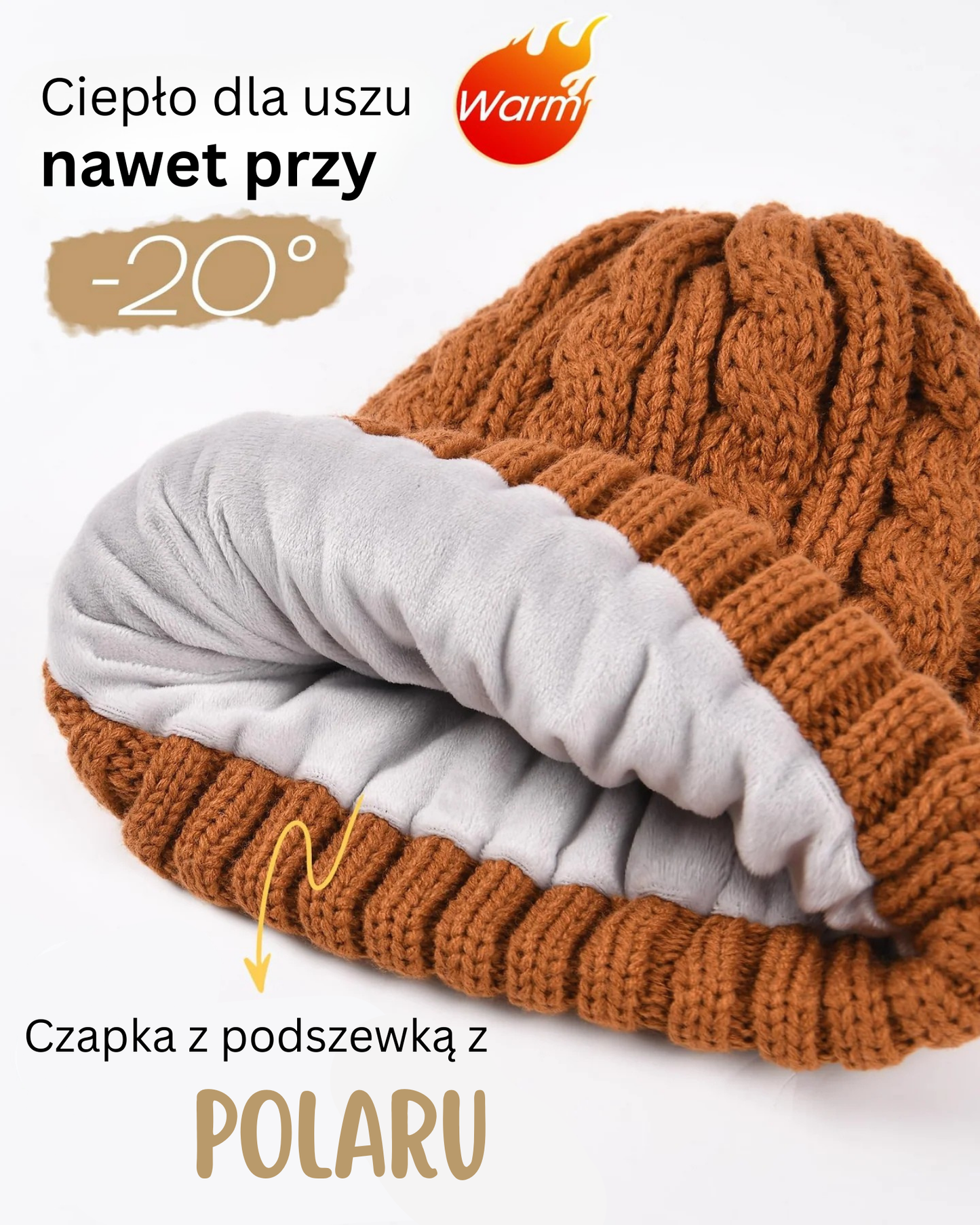 Zimowy elegancki zestaw czapka-szal-rękawiczki