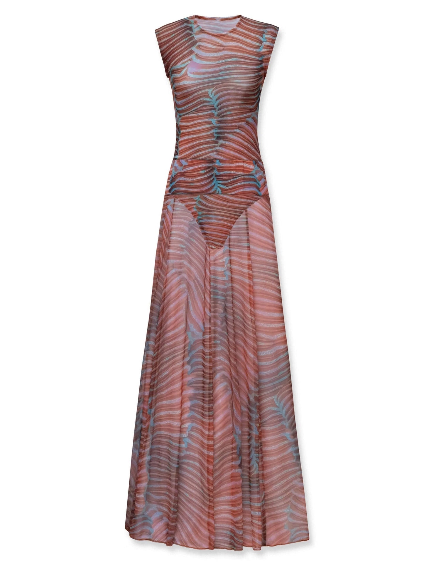 MARILU | Elegancka body z długą spódnicą