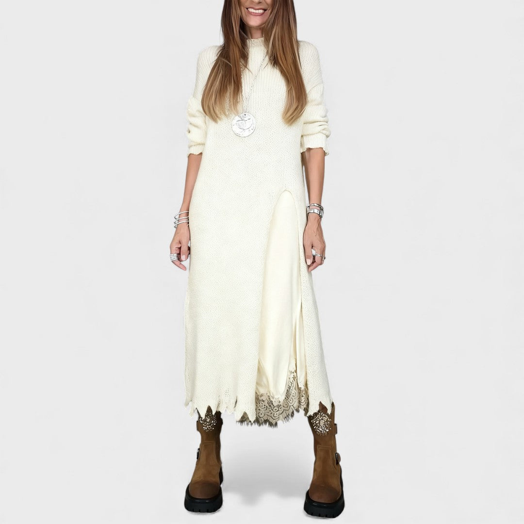 Margeary | Elegancka Zimowa Sukienka