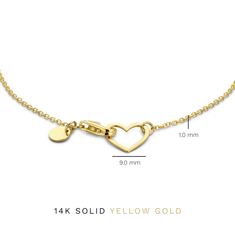 Olivianne | Bransoletka 14k Złoto