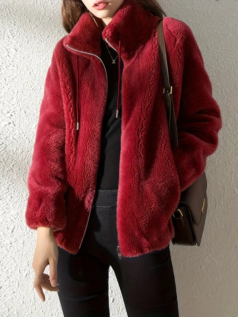 AMABEL | Stylowa, casualowa, miękka kurtka