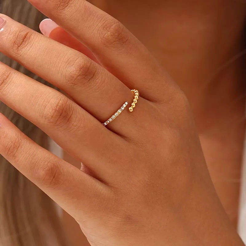 Sereliette | Pierścionek Shine 18K Złoty
