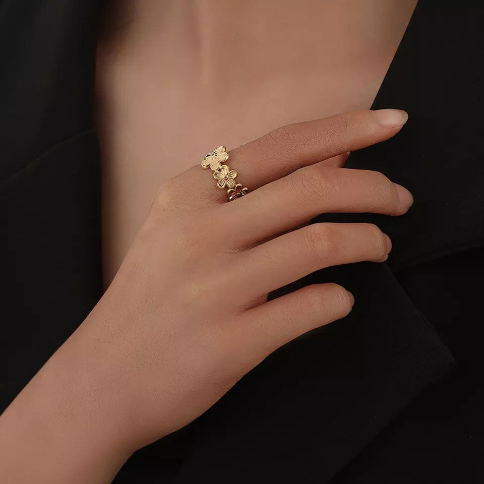 Thalireine | Pierścionek 18K Złoto