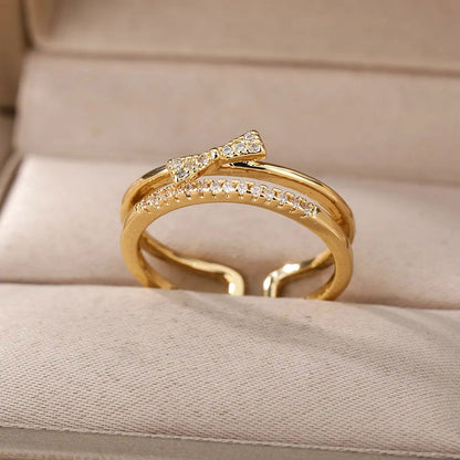 Maurelynn | Pierścionek 18K Złoty