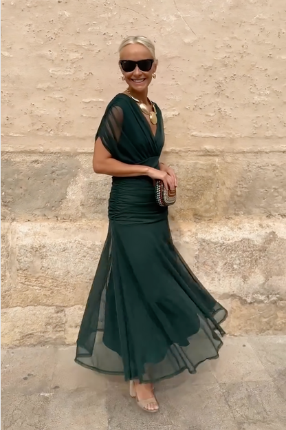 PRISCILLA | Sukienka Maxi z Tiulu