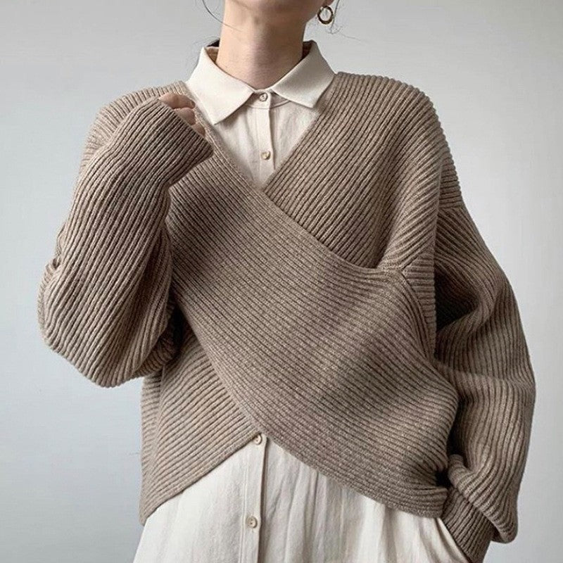 Alina | Stylowy sweter w sploty
