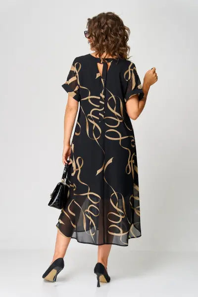 Hanna | Elegancka Sukienka Chiffonowa
