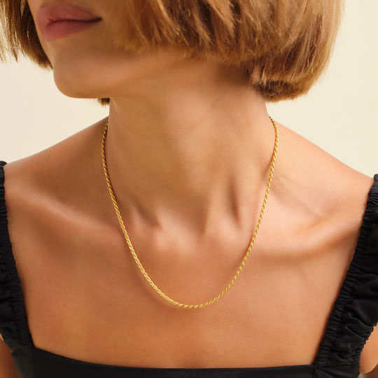 Mikalynne | Łańcuch Spleciony 18K Złoto