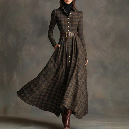 Marcelina | Elegancka sukienka maxi w stylu vintage