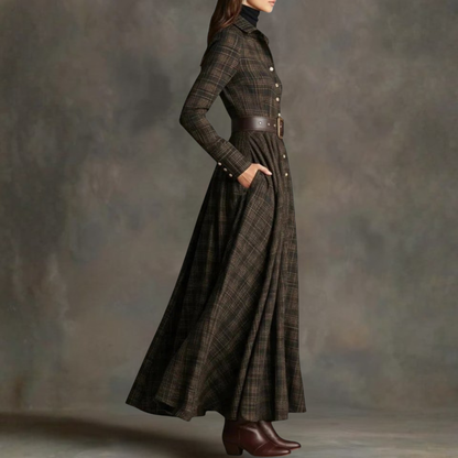 Marcelina | Elegancka sukienka maxi w stylu vintage
