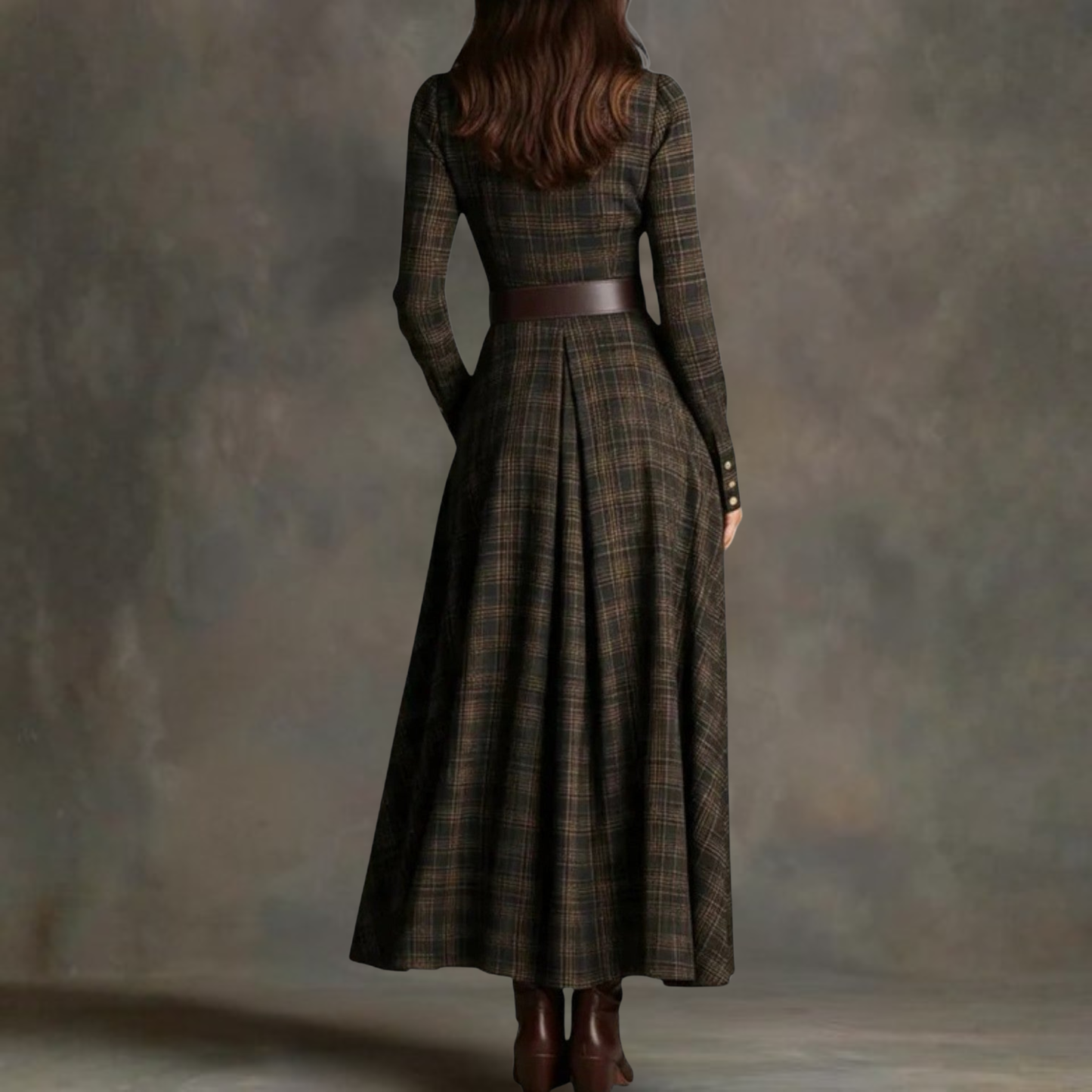 Marcelina | Elegancka sukienka maxi w stylu vintage