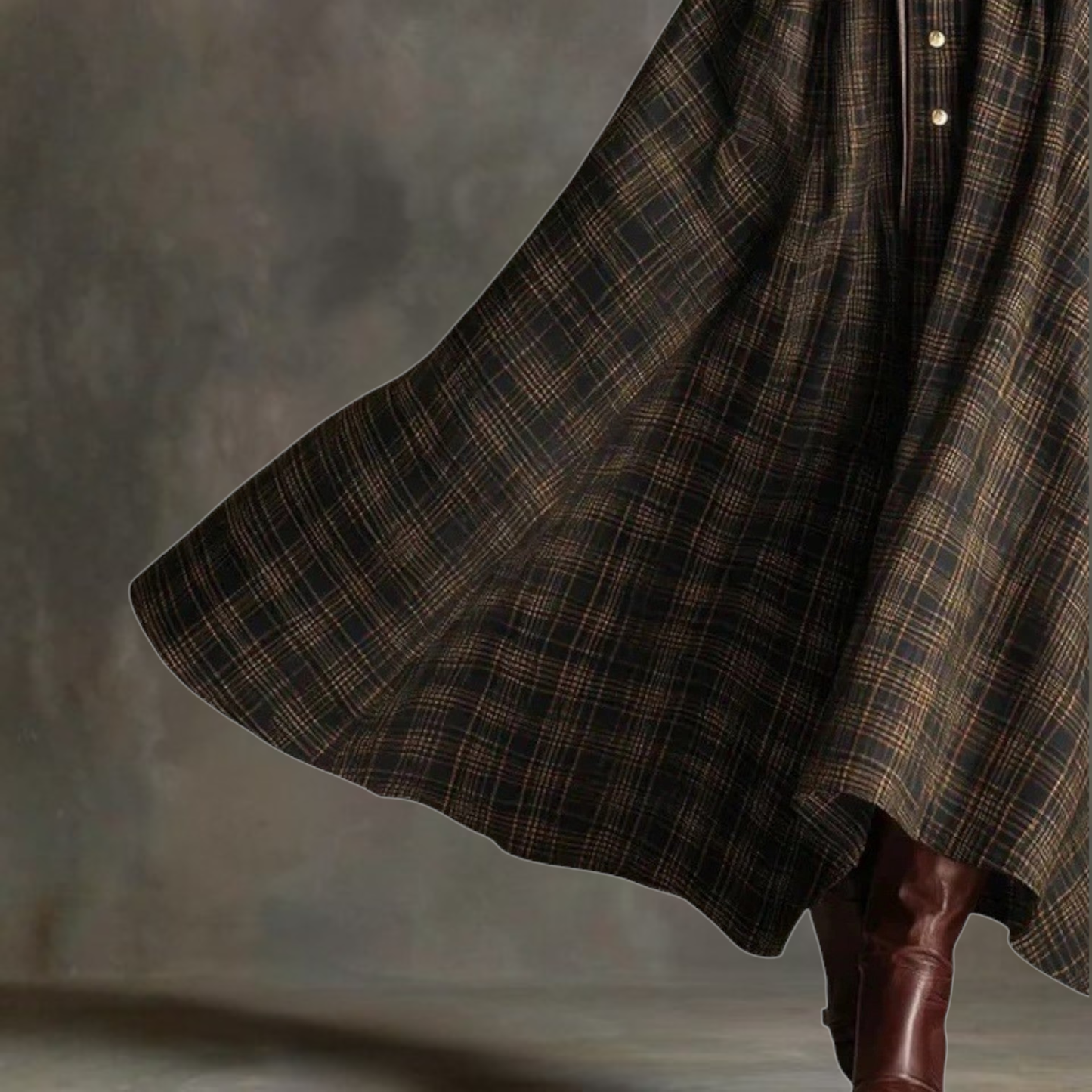 Marcelina | Elegancka sukienka maxi w stylu vintage