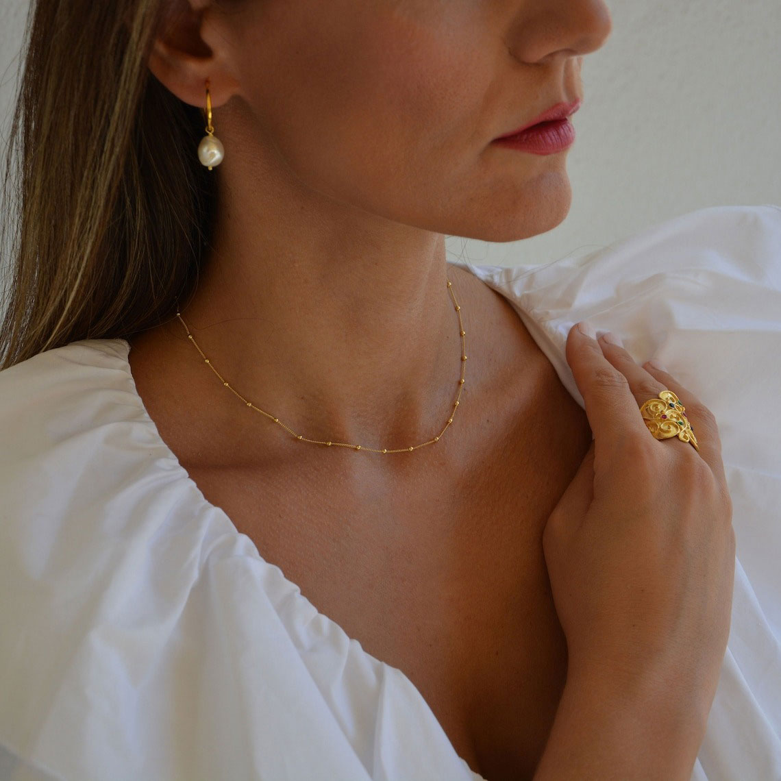 Jaurelynn | Naszyjnik 18K Złoto