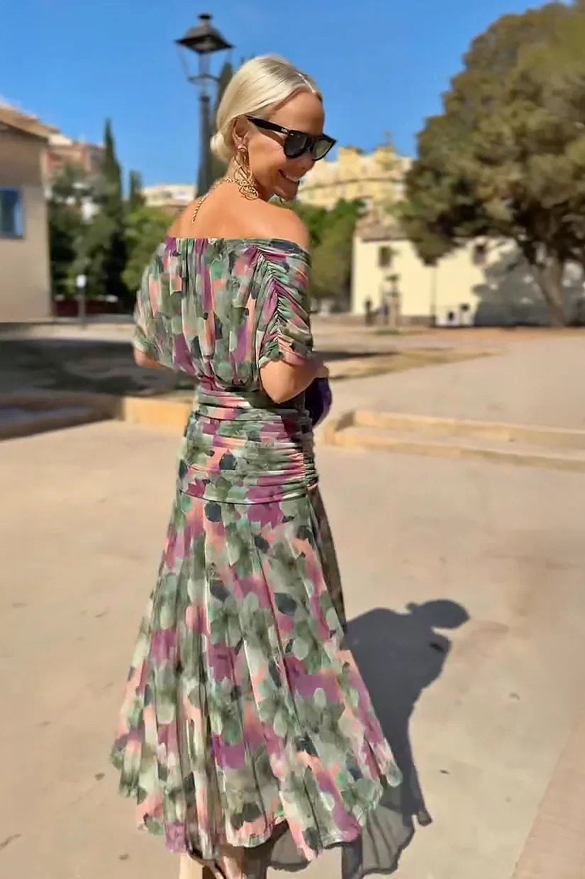 PRISCILLA | Sukienka Maxi z Tiulu