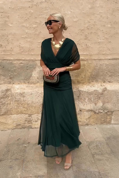 PRISCILLA | Sukienka Maxi z Tiulu