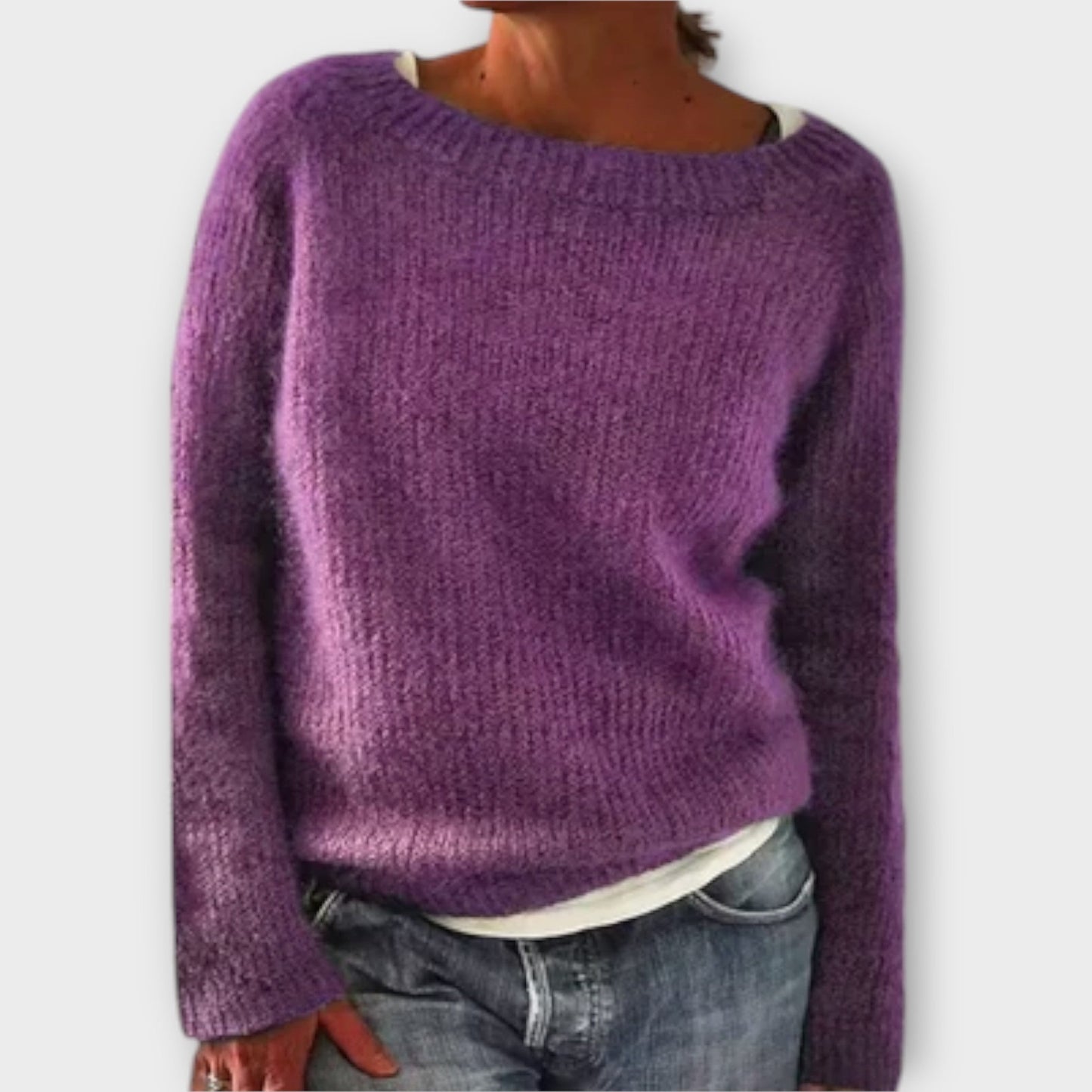 Reece | Vintage Islandzki Sweter Wełniany