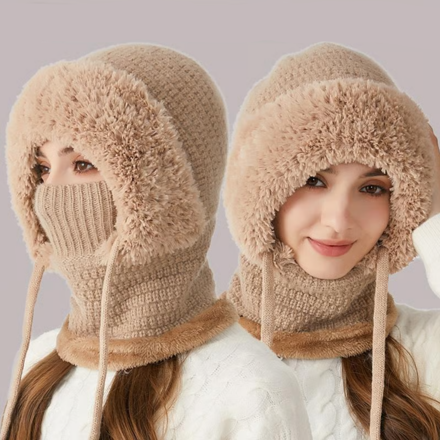 Czapka Beanie 3-w-1 dla Kobiet