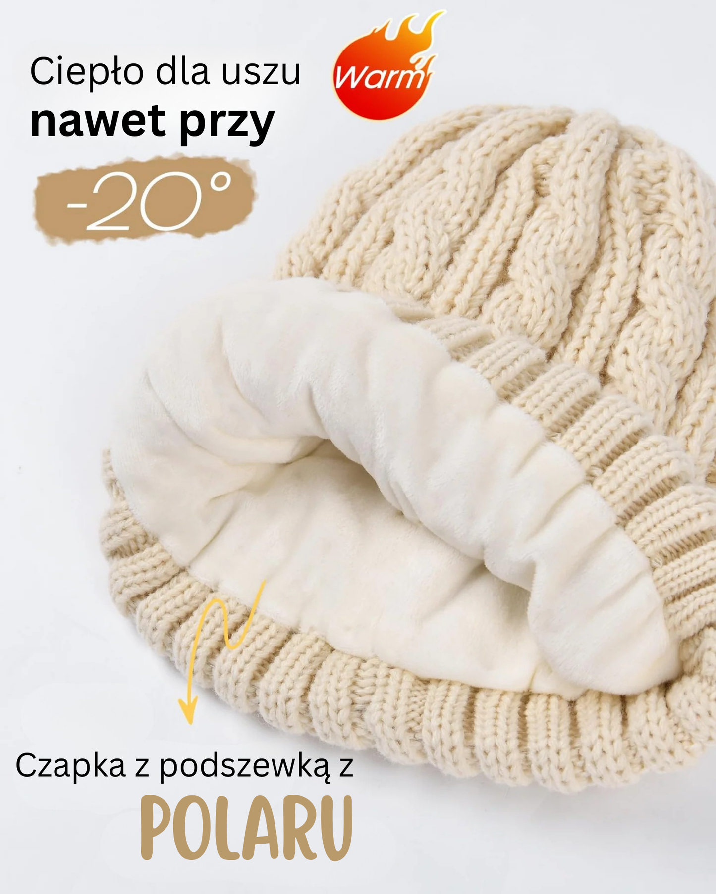 Zimowy elegancki zestaw czapka-szal-rękawiczki