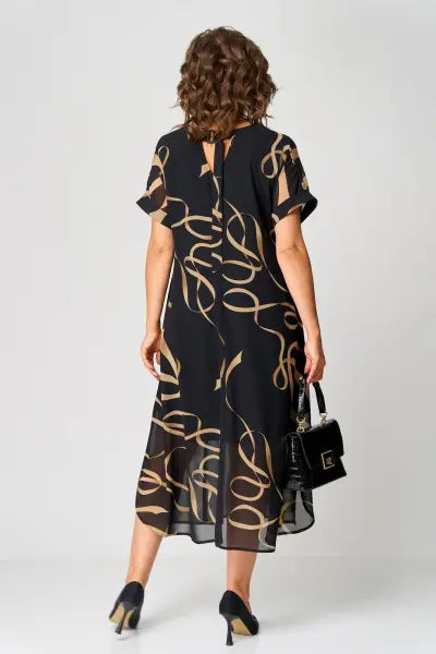 Hanna | Elegancka Sukienka Chiffonowa