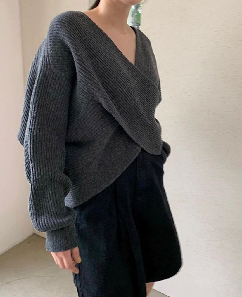Noelia | Elegancki sweter w sploty