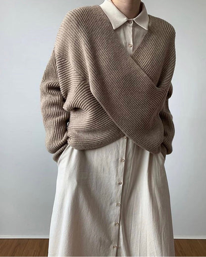 Noelia | Elegancki sweter w sploty
