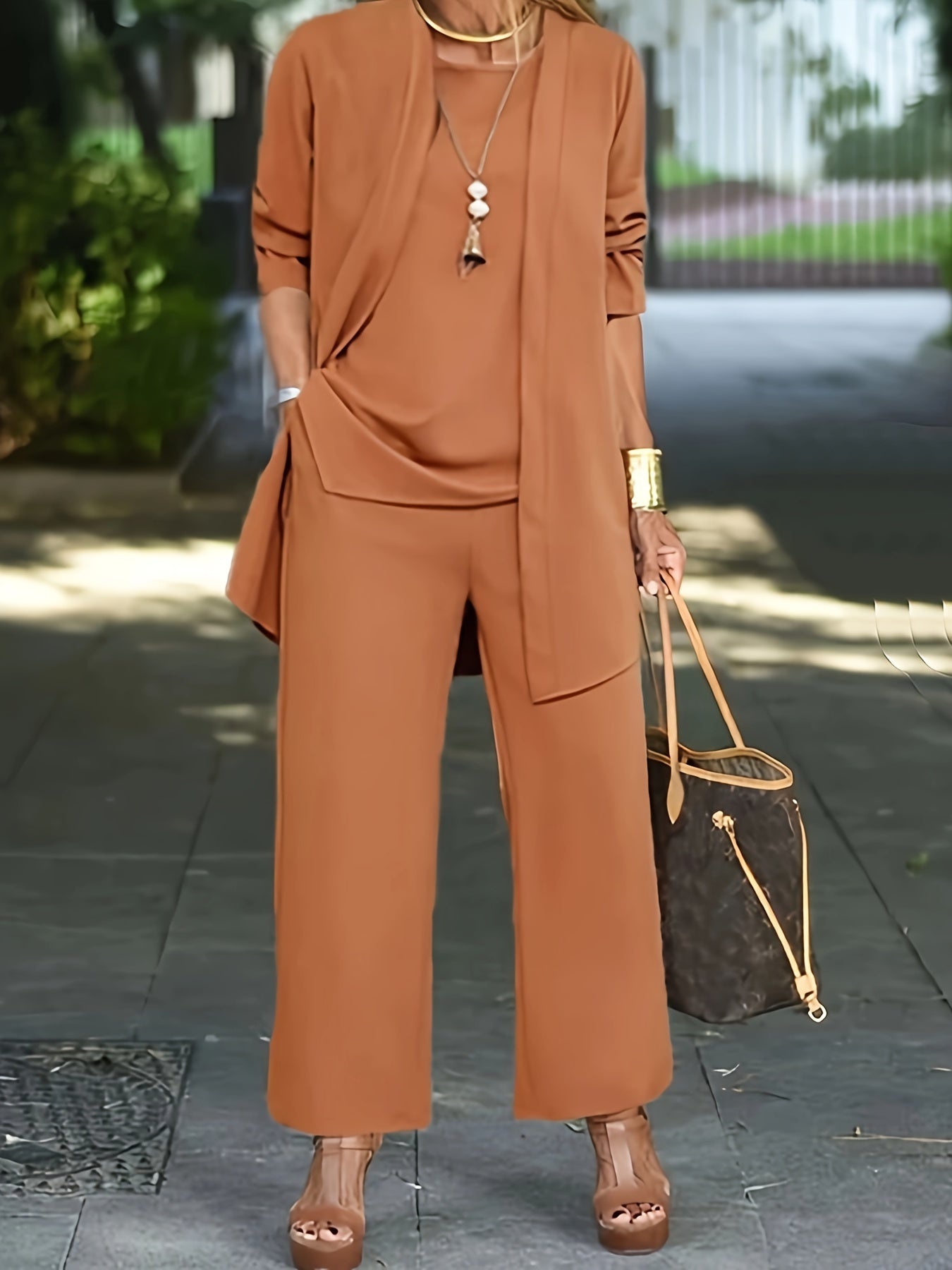LAYLA | Stylowy Chic Trzyczęściowy Zestaw