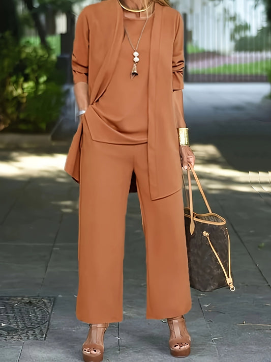 LAYLA | Stylowy Chic Trzyczęściowy Zestaw