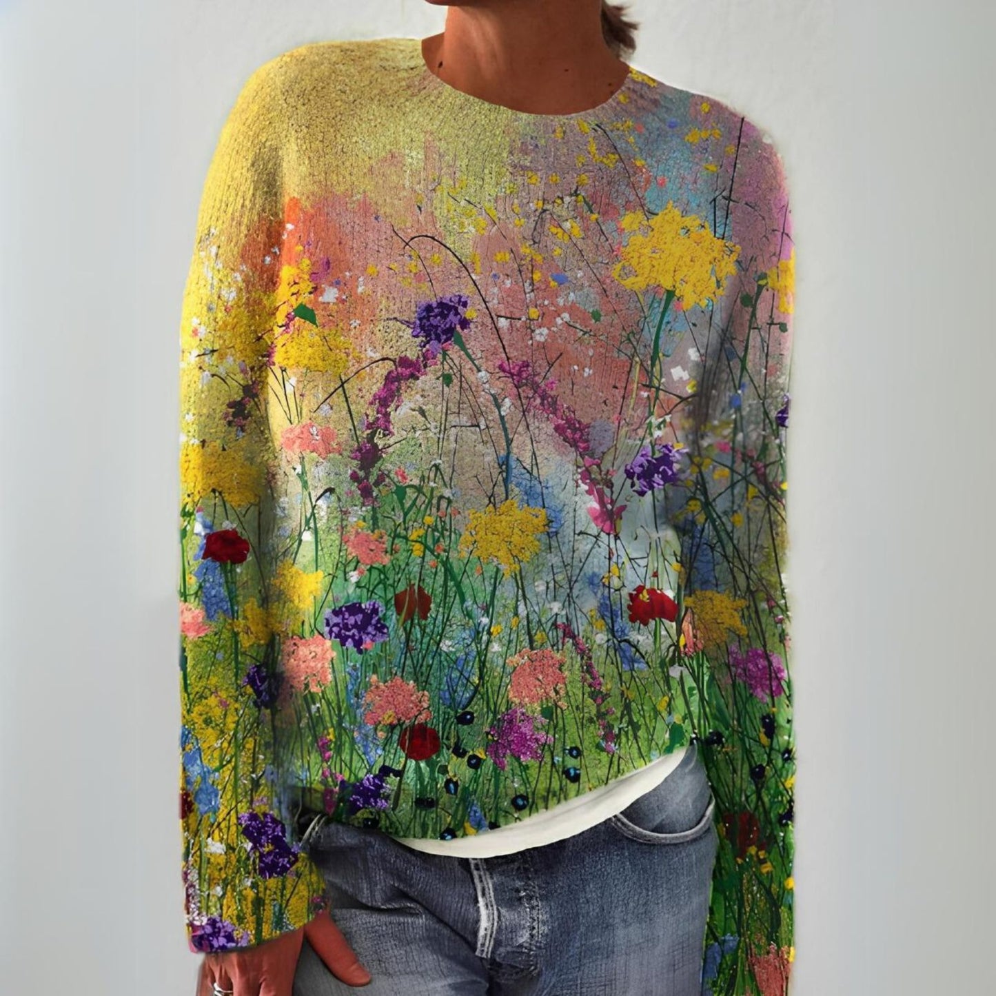 Grace | Vintage Islandzki Sweter Wełniany