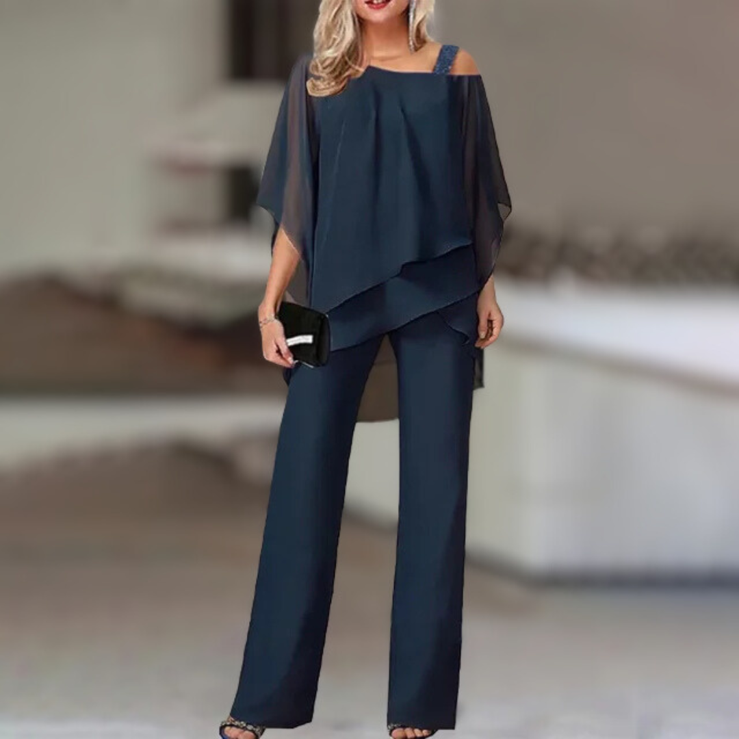 DANETTE | Elegancki Casual Zestaw Dwuczęściowy