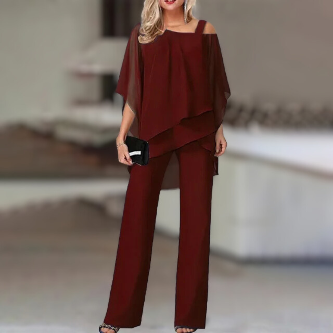DANETTE | Elegancki Casual Zestaw Dwuczęściowy