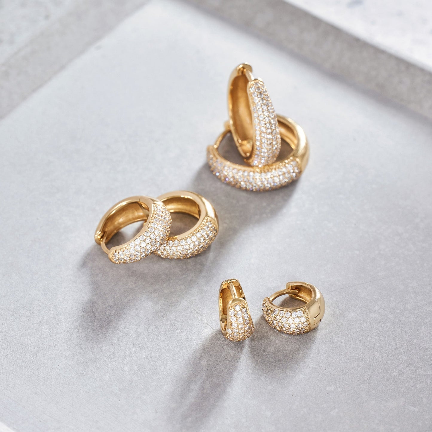 Venazelle | Kolczyki 18K Złoto