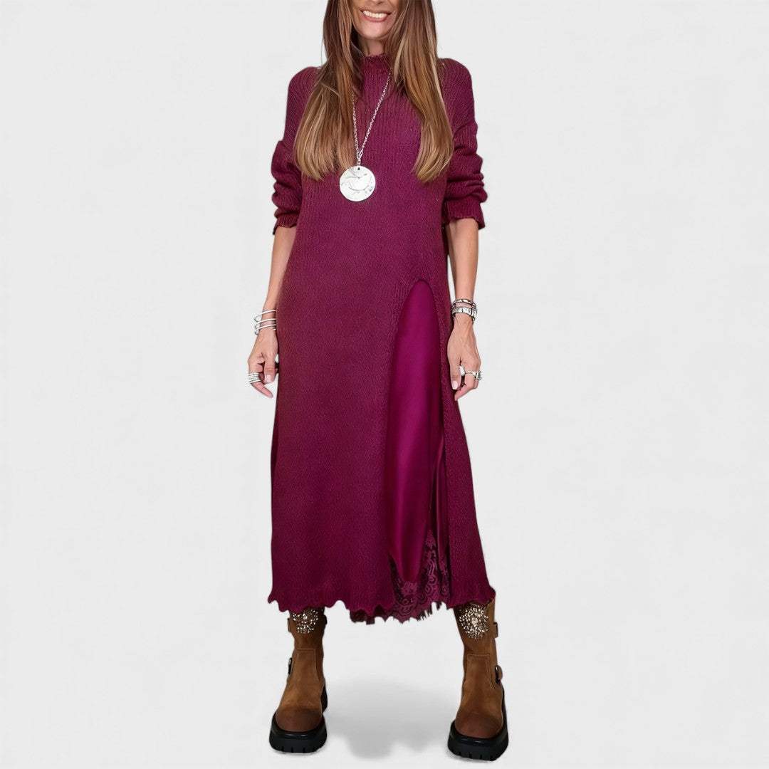 Margeary | Elegancka Zimowa Sukienka
