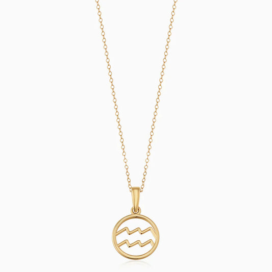 Rosalyette | Naszyjnik z Znakiem Zodiaku 18k Złoto