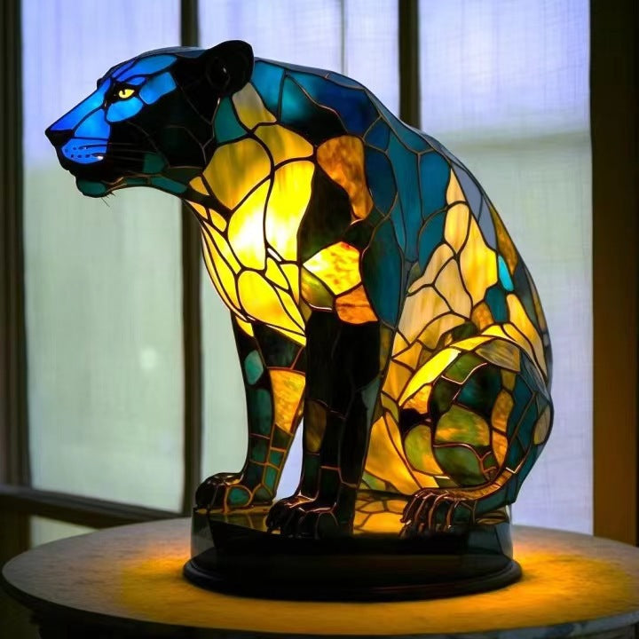 FAUVE | Lampa Panterka Magisk z kolorowego szkła