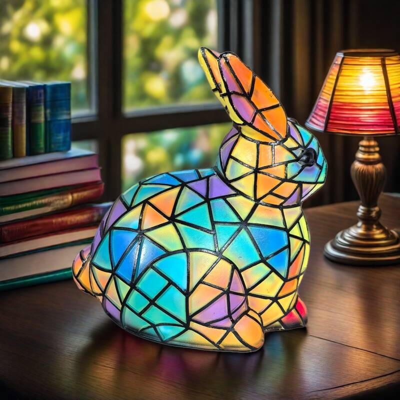 CLOCHETTE | Kolorowa szklana lampka króliczka Magisk