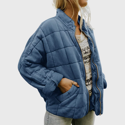 JOSIANE | Pikowana kurtka o eleganckim, oversize'owym wyglądzie