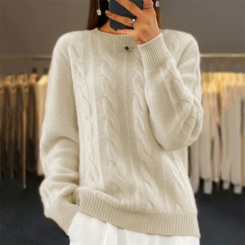NINA | Ciepły Sweter Kaszmirowy