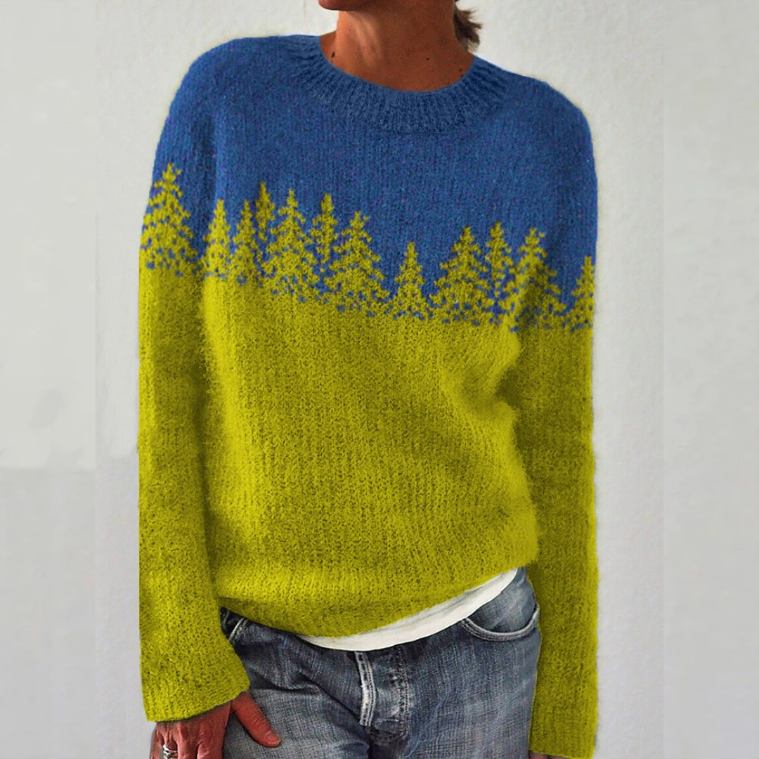 Charlotte | Vintage Islandzki Sweter Wełniany