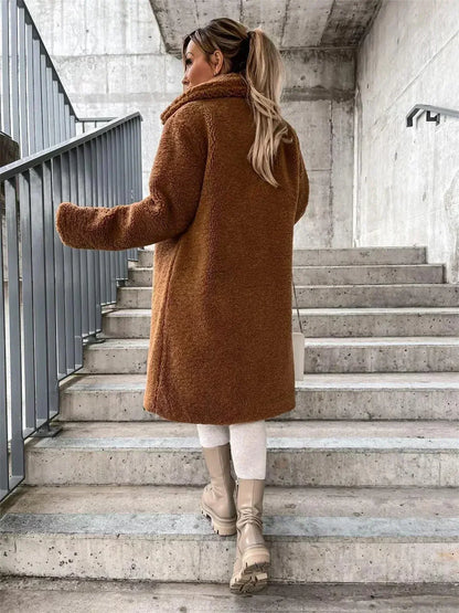 KATARINA | Elegancki Casualowy Teddy Płaszcz