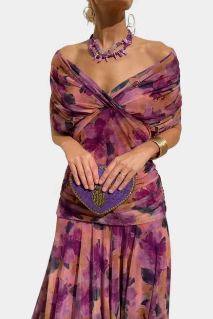 PRISCILLA | Sukienka Maxi z Tiulu
