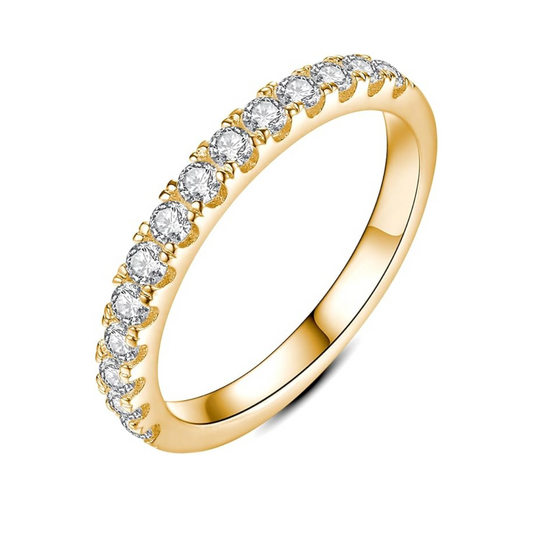 Zariahlene | Pierścionek z diamentem 18k złota