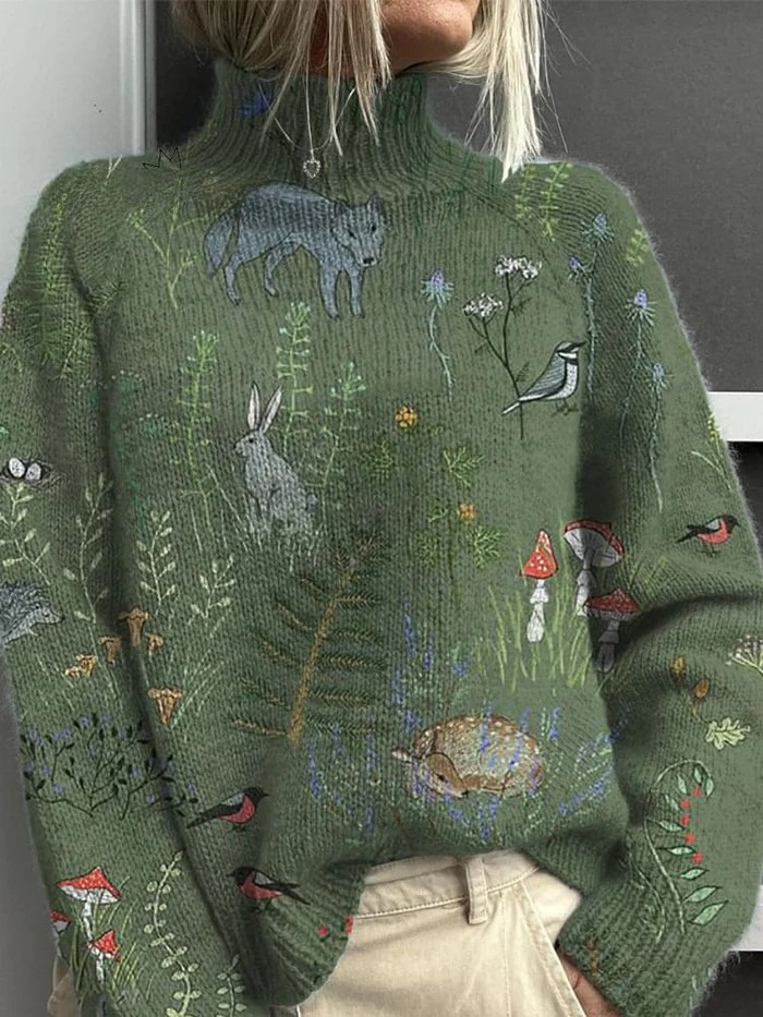 Ashley | Ciepły i Elegancki Sweter z Golfem