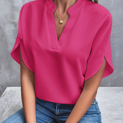 JULITA | Elegancka bluzka z drapowaniem