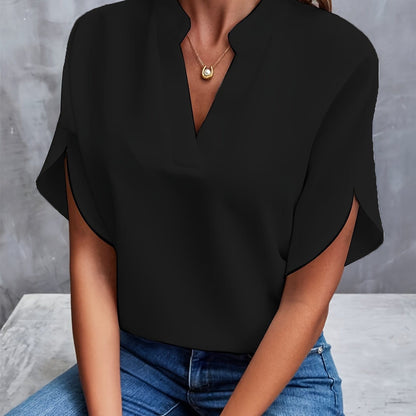 JULITA | Elegancka bluzka z drapowaniem