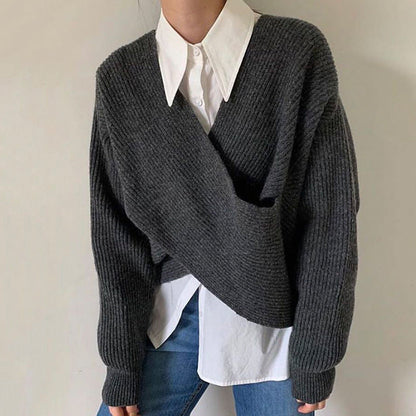 Alina | Stylowy sweter w sploty