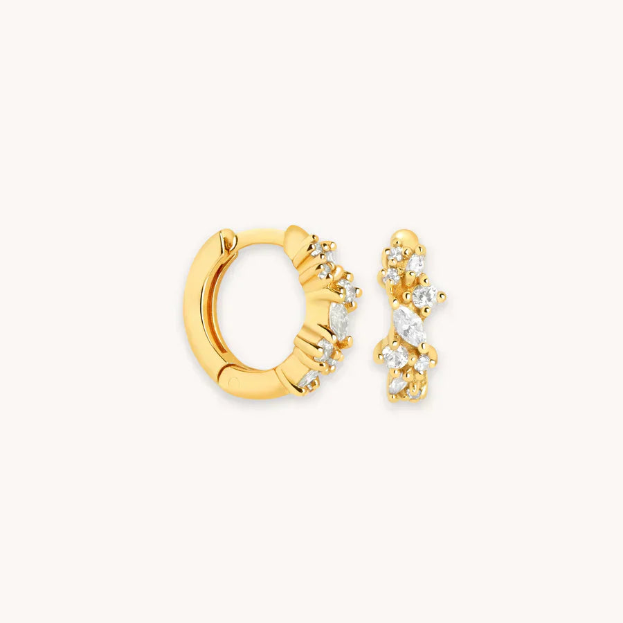 Kassandreah | Kolczyki 18k Złoto