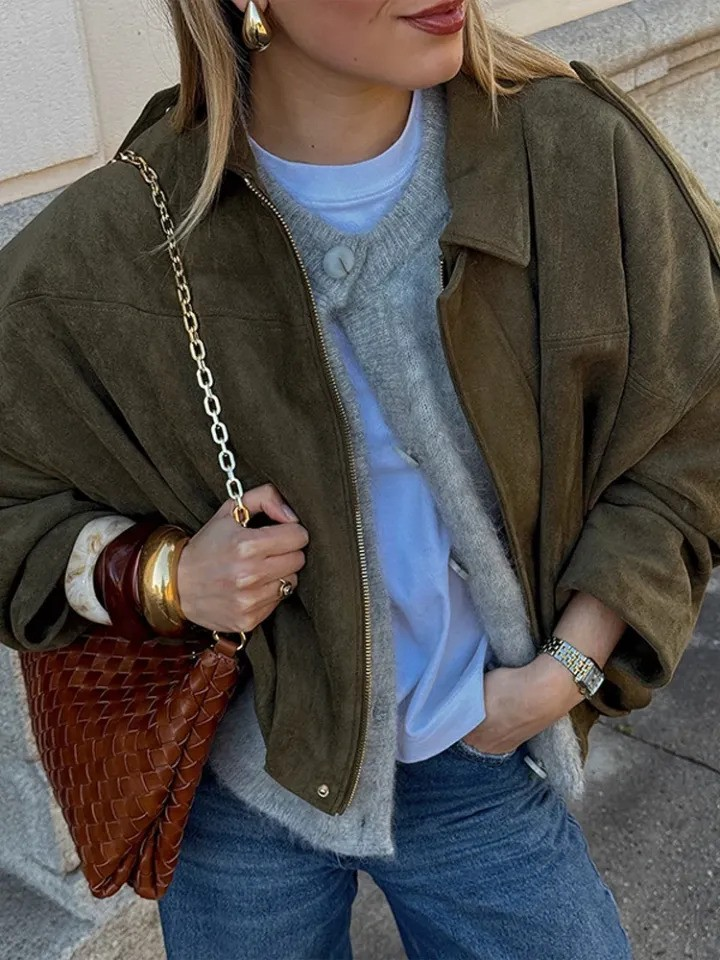 MIAH | Stylowa Oversized Kurtka na Wiosnę
