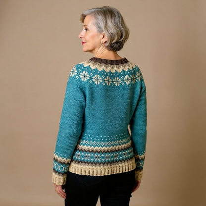 Allaira | Vintage Islandzki Sweter z Wełny