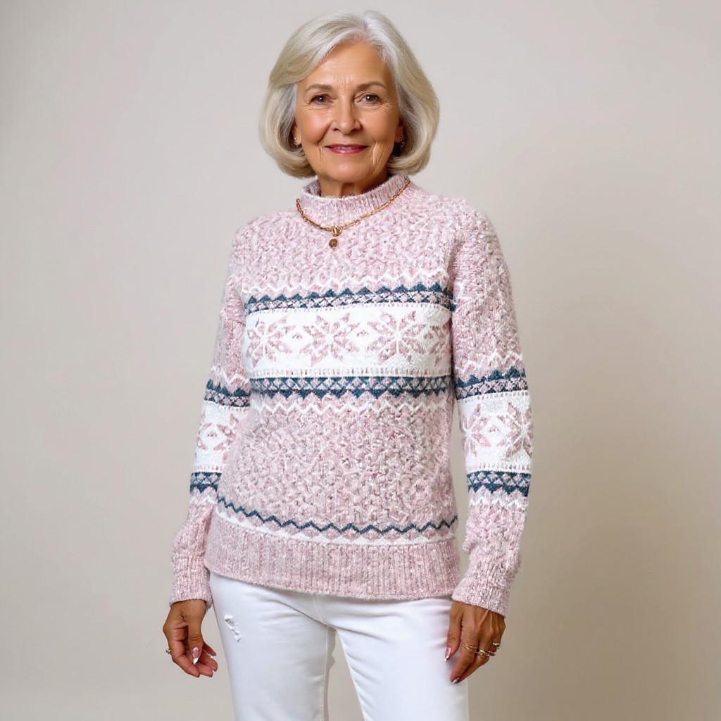 Melanie | Vintage Islandzki Sweter Wełniany